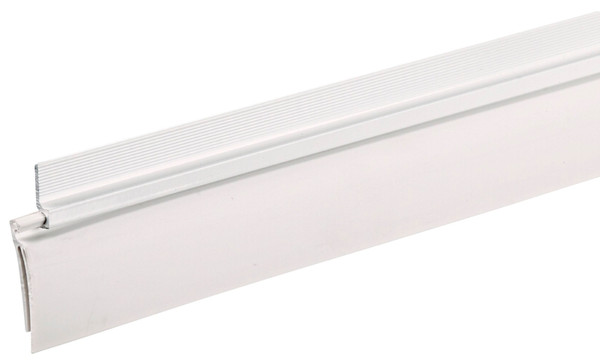 Frost King EZ36W Door Sweep, 36 in L, 2 in W, Aluminum Flange, Vinyl Insert [SKU: ORG1249184]
