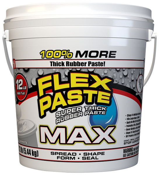 FLEX PASTE PFSMAXWHT01 All-Purpose Joint Compound, White, 12 lb, Tub [SKU: ORG3333150]