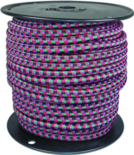 KEEPER 06415 Bungee Cord, 5/16 in Dia, 125 ft L, Rubber [SKU: ORG6785042]