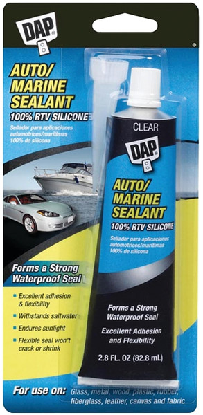 DAP 7079800756 Auto/Marine Sealant, Clear, 2.8 oz Tube [SKU: ORG4746244]