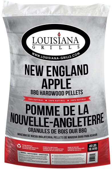 LOUISIANA GRILLS New England Apple 55403 Grill Pellet, 40 lb [SKU: ORG6534200]