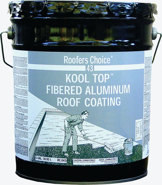 Henry Roofers Choice Series RC043070 Aluminum Roof Coating, Aluminum, 18.93 L Pail, Liquid [SKU: ORG6766547]