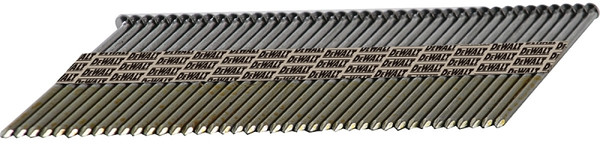DeWALT DPT-12D131FH Framing Nail, 3-1/4 in L, 30 Gauge, Steel, Bright, Round Head, Smooth Shank [SKU: ORG9874660]