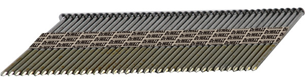 DeWALT DPT-10DR120GFH Framing Nail, 3 in L, 30 Gauge, Galvanized Steel, Round Head, Ring Shank [SKU: ORG9874728]