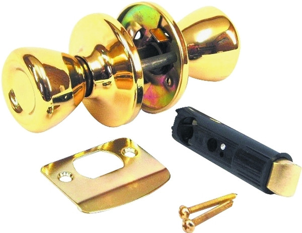 US Hardware D-601B Door Passage Lockset, Metal, Brass [SKU: ORG6441182]