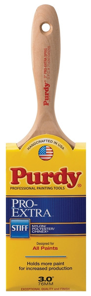 Purdy Pro-Extra Sprig 380730 Trim Brush, Nylon/Polyester Bristle, Beaver Tail Handle [SKU: ORG7729833]