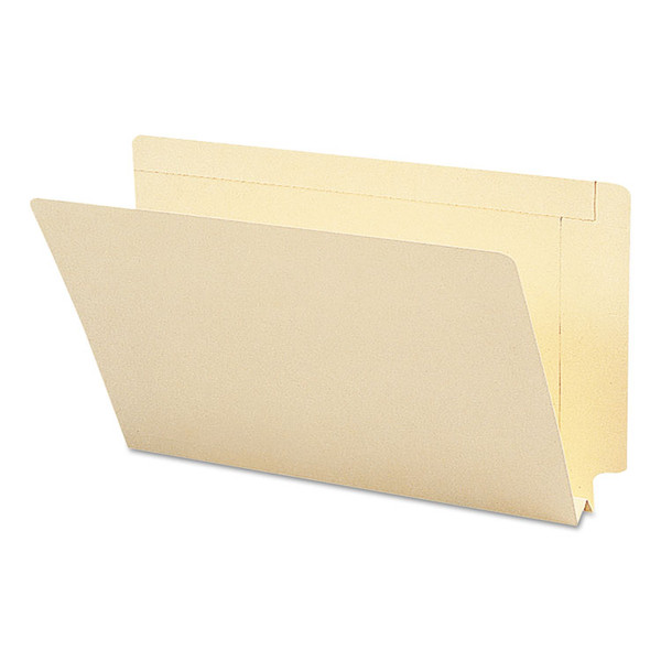 Heavyweight Manila End Tab Expansion Folders, Straight Tabs, Legal Size, 1.5" Expansion, Manila, 50/Box [SKU: SMD27275]
