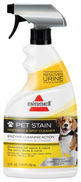 BISSELL 25P7 Pet Stain and Odor Remover, Liquid, Characteristic, 22 oz Bottle [SKU: ORG0991554]