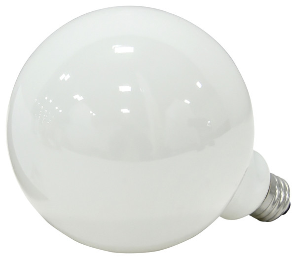 Sylvania 15792 Incandescent Lamp, 60 W, G40 Lamp, Medium Lamp Base, 490 Lumens, 5000 K Color Temp, 2500 hr Average Life [SKU: ORG4931077]