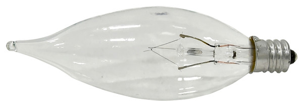 Sylvania 13448 Incandescent Lamp, 15 W, B10 Lamp, Candelabra Lamp Base, 65 Lumens, 2850 K Color Temp [SKU: ORG5115670]