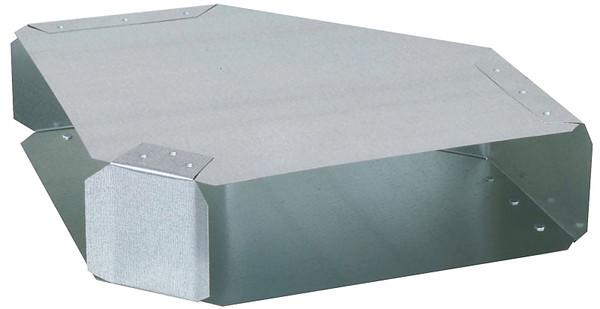 Imperial GV0092-C Side Longway Elbow, 30 Gauge, Galvanized Steel [SKU: ORG6187611]