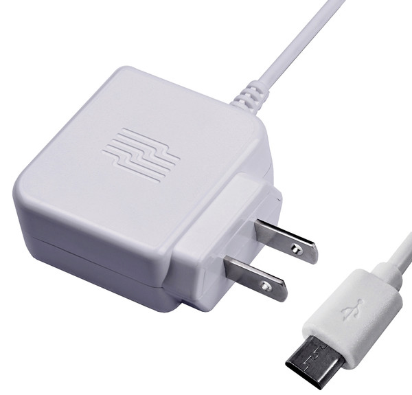 Zenith PM1001WCMC Wall Charger, 2.4 V Output, 3 ft L Cord, White [SKU: ORG7230915]