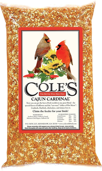 Cole's Cajun Cardinal Blend CB20 Blended Bird Seed, 20 lb Bag [SKU: ORG2968154]