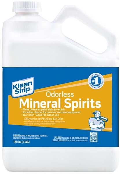 Klean Strip GKSP94214 Mineral Spirit Thinner, Liquid, Solvent, Light Yellow, 1 gal, Can [SKU: ORG6521595]