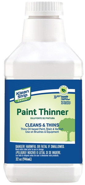 Klean Strip QKKP75CA Paint Thinner, Liquid, Milky White, 1 qt [SKU: ORG8494544]