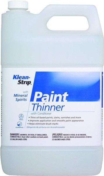 Klean Strip EKPT94401 Paint Thinner, Liquid, Free, Clear, Water White, 2.5 gal, Can [SKU: ORG6168868]
