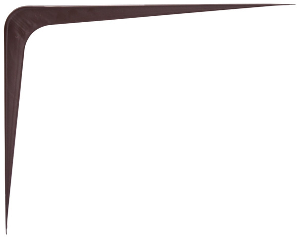 ProSource 21141CHO-PS Shelf Bracket, 182 lb/Pair, 12 in L, 10 in H, Steel, Chocolate [SKU: ORG1693761]