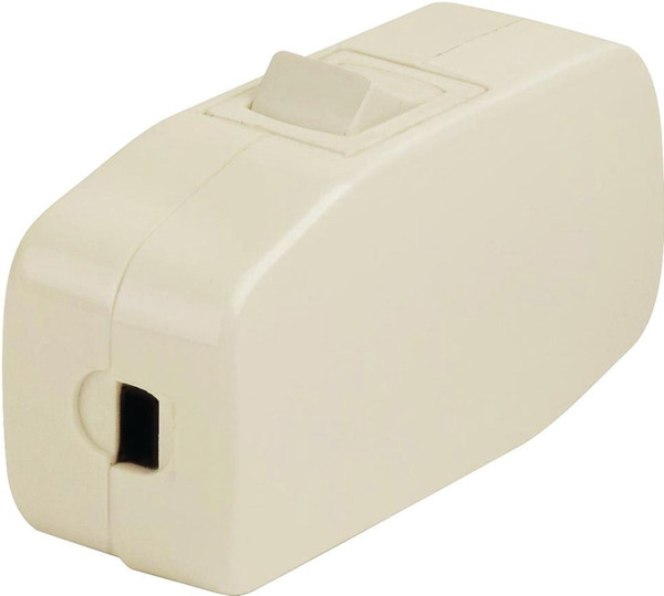 Leviton 011-05410-00I Cord Switch, 3 A, 125 V, Phenolic, Ivory [SKU: ORG0871822]