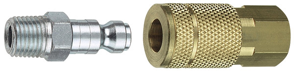 Tru-Flate 13-101 Coupler and Plug Set, 1/4 in [SKU: ORG6276828]