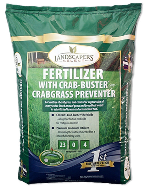 Landscapers Select 902727 Crabgrass Killer Fertilizer Bag, Granular, 23-0-4 N-P-K Ratio [SKU: ORG7615073]