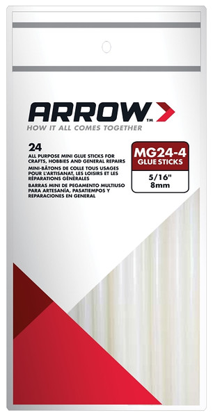 Arrow MG24-4 Glue Stick, Clear, 4 oz [SKU: ORG6777791]