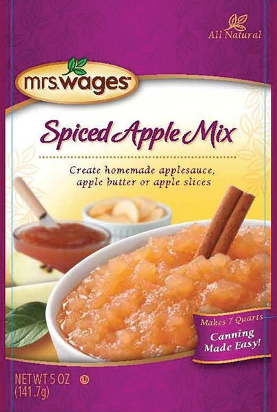 Mrs. Wages W800-J4425 Spiced Apple Mix Sauce, 5 oz Pouch [SKU: ORG9759242]