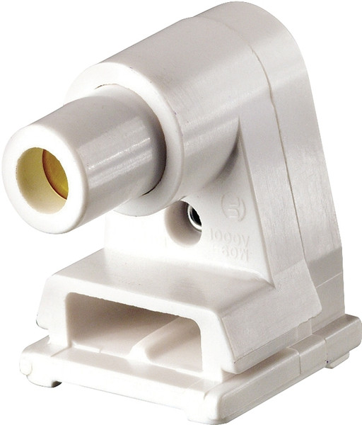 Leviton 2536 Lamp Holder, 1000 V, 660 W, Thermoplastic Housing Material, White [SKU: ORG8650210]