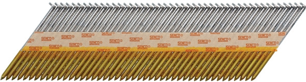 SENCO KC27ASBX Collated Nail, 3 in L, Steel, Galvanized, Clipped Head, Smooth Shank [SKU: ORG4596714]