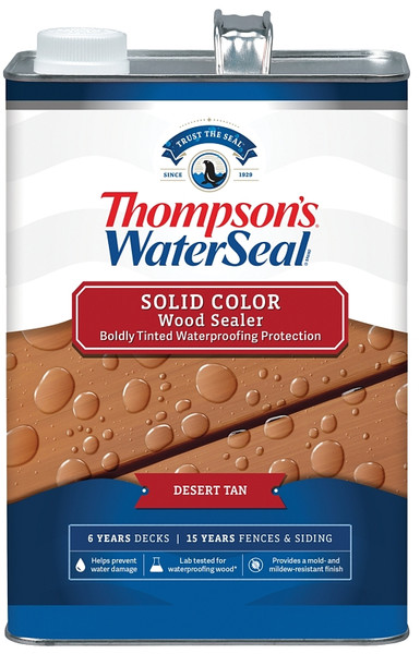 Thompson's WaterSeal TH.091701-16 Waterproofing Stain, Desert Tan, 1 gal [SKU: ORG6531131]