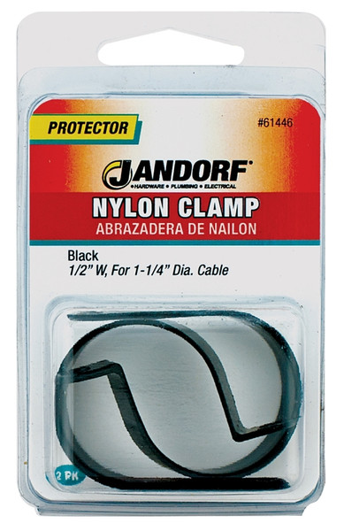 Jandorf 61446 Cable Clamp, Nylon, Black [SKU: ORG3395027]