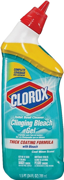 Clorox 30620 Clinging Bleach, Gel, Liquid, Bleach, Floral, Herbal, Clear/Green [SKU: ORG6803662]