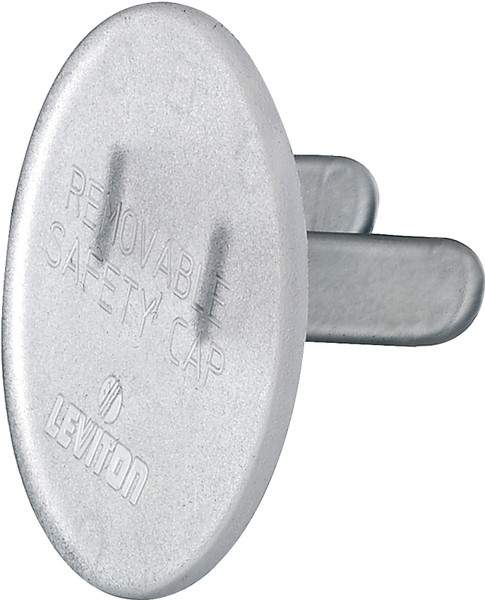 Leviton C20-12777-000 Safety Outlet Cap, Electrical, Plastic, Clear, For: Straight Blade Wiring Devices [SKU: ORG4996062]