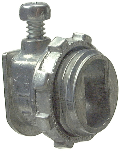 Halex 05803B AC Connector Pack, 3/8 in, Zinc [SKU: ORG6102537]