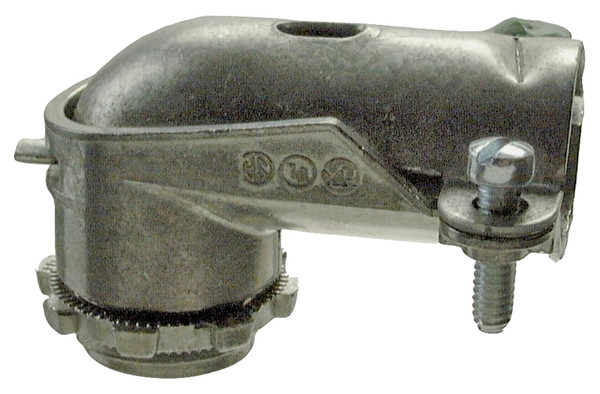 Halex 91100 Flex Connector, 3/8 in, Zinc [SKU: ORG6946404]