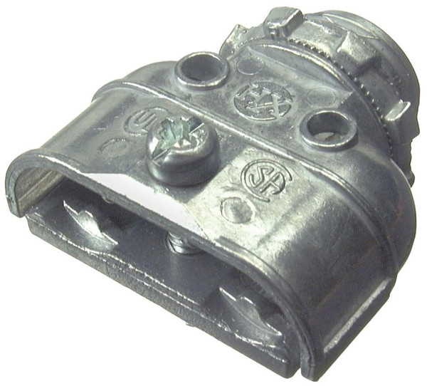 Halex 21580 Duplex Connector, 3/8 in, Zinc [SKU: ORG9072158]