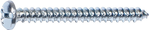 MIDWEST FASTENER 03177 Screw, #8 Thread, Coarse Thread, Pan Head, Phillips, Slotted Drive, Diamond Point, Steel, Zinc [SKU: ORG4967568]