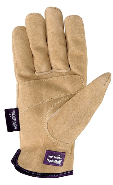 HydraHyde 1003L Gloves, Women's, L, 8 to 8-1/2 in L, Keystone Thumb, Elastic Cuff, Cowhide Leather, Timber [SKU: ORG7382054]