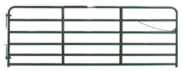 TARTER 2GGCH6 Farm Gate, 6 ft W Gate, 52 in H Gate, Steel Frame, Green [SKU: ORG1786813]