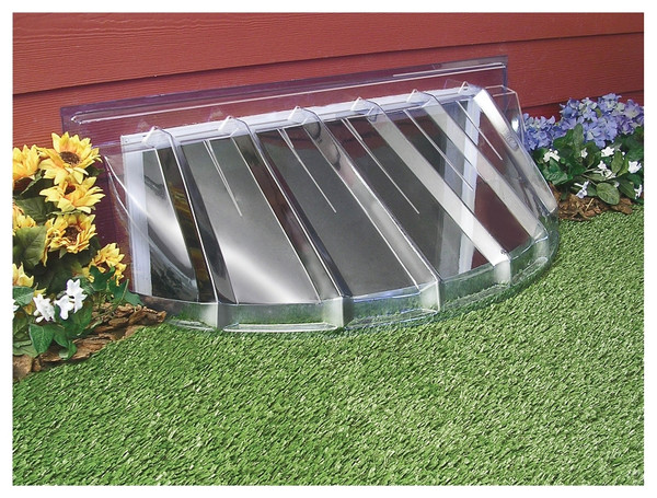 MACCOURT W4217-1 Window Well Cover, 17 in L, 42 in W, Plastic [SKU: ORG8108870]