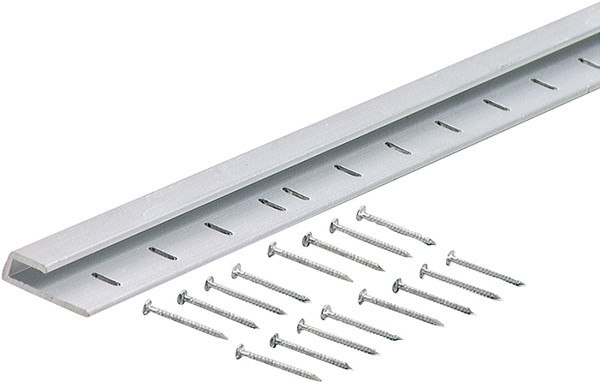 M-D 70094 Cap Moulding with Nail, 96 in L, Aluminum, Silver [SKU: ORG7826456]