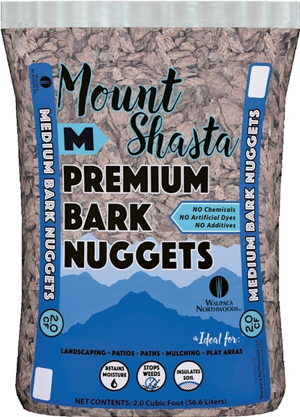 WAUPACA NORTHWOODS WMS03212 Mount Shasta Medium Bark, 2 cu-ft [SKU: ORG9684911]