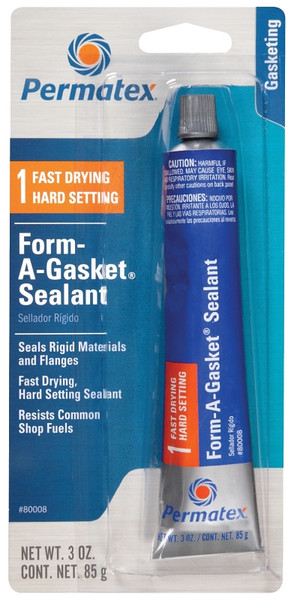 Permatex 80008 Sealant, 3 oz Tube, Paste, Alcohol [SKU: ORG6425664]
