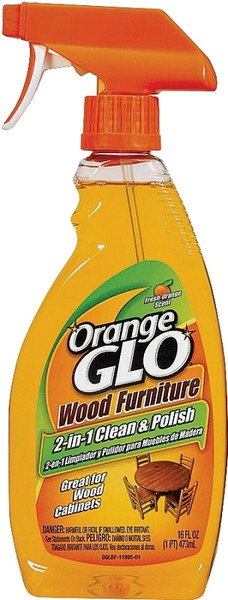 ORANGE GLO 11995 Cleaner and Polish, 16 oz Bottle, Liquid, Orange [SKU: ORG8314098]