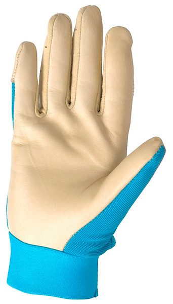 Wells Lamont 3204-S Work Gloves, Women's, S, Spandex Back, Blue/White [SKU: ORG7382005]