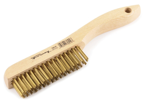 Forney 70519 Scratch Brush, 0.012 in L Trim, Brass Bristle [SKU: ORG8914962]