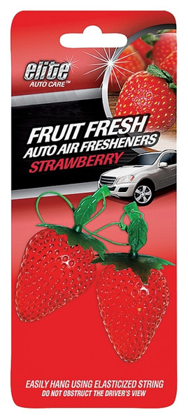 Elite Auto Care 8989 Auto Air Freshener, Strawberry [SKU: ORG5741467]