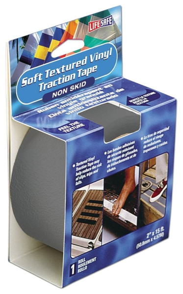 INCOM Gator Grip RE3954 Anti-Slip Tape, 15 ft L, 2 in W, Gray [SKU: ORG2038891]