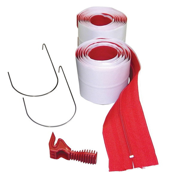 ZIPWALL HDAZ2 Zipper, Heavy-Duty, 7 ft L, 3 in W, Fabric [SKU: ORG3345089]