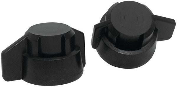 GREEN LEAF Y8253040 6PK Winged Bayonet Cap, Closed, Black [SKU: ORG5412531]