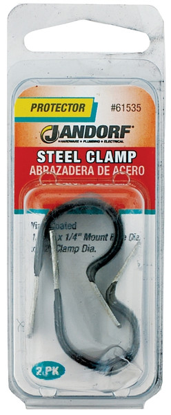Jandorf 61535 Loom Clamp, Steel/Vinyl, Black [SKU: ORG3395969]